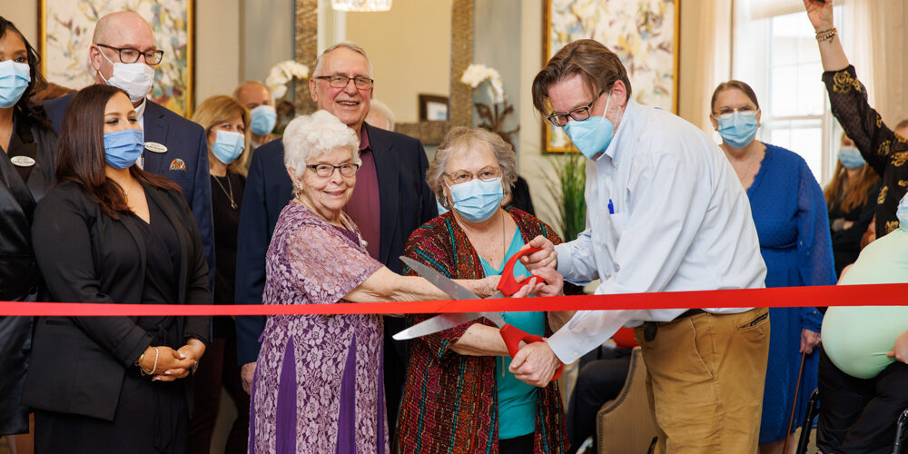 Red-Ribbon Ribbon Cutting